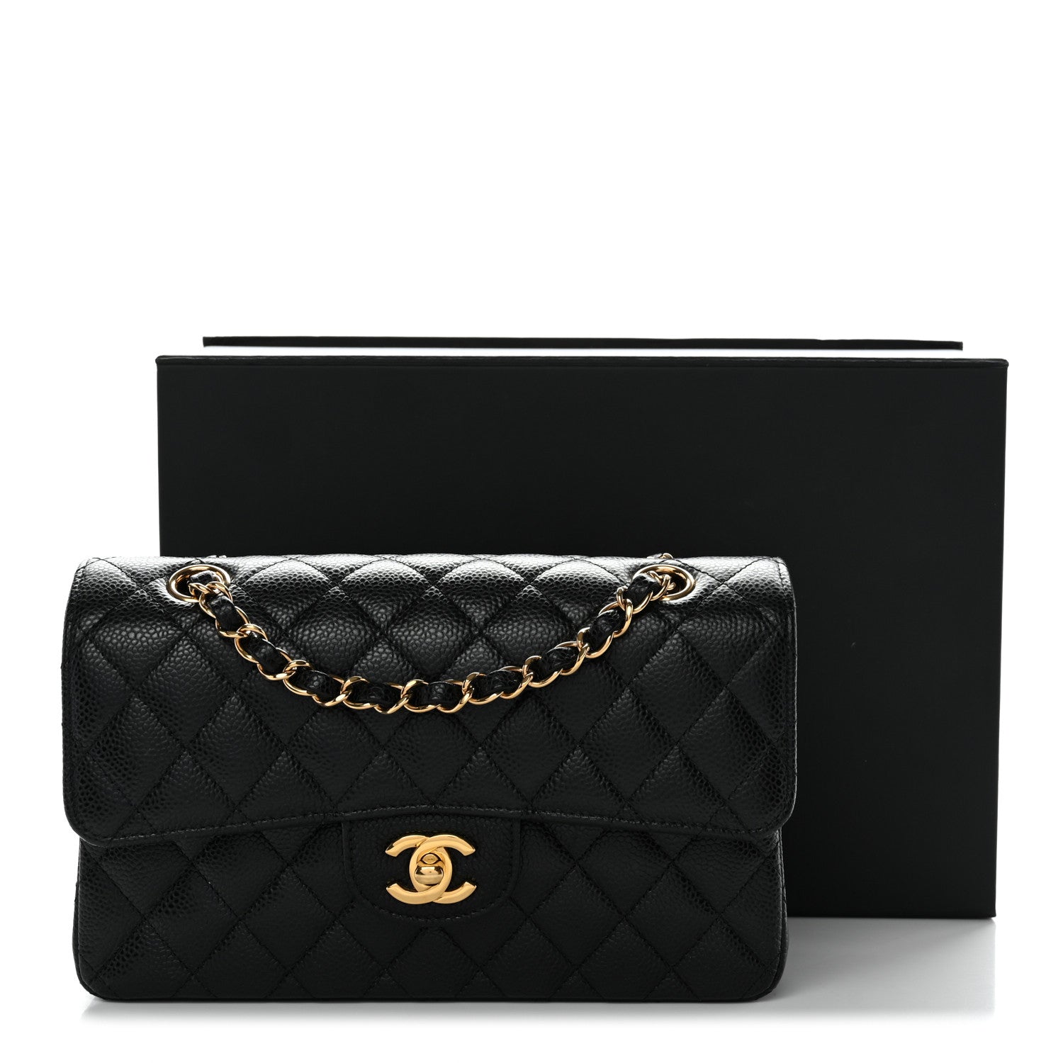 Chanel Caviar Quilted Small Double Flap Black 11 of 11