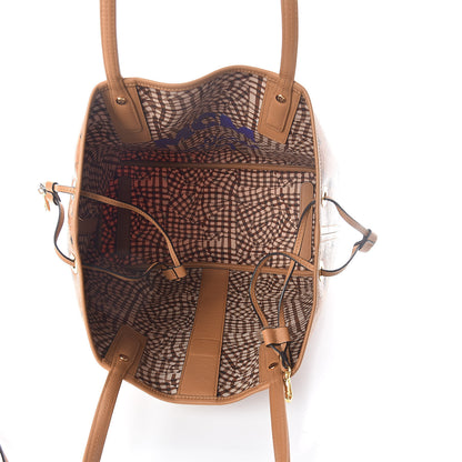 MCM Visetos Medium Liz Reversible Shopper Tote Cognac 10 of 15