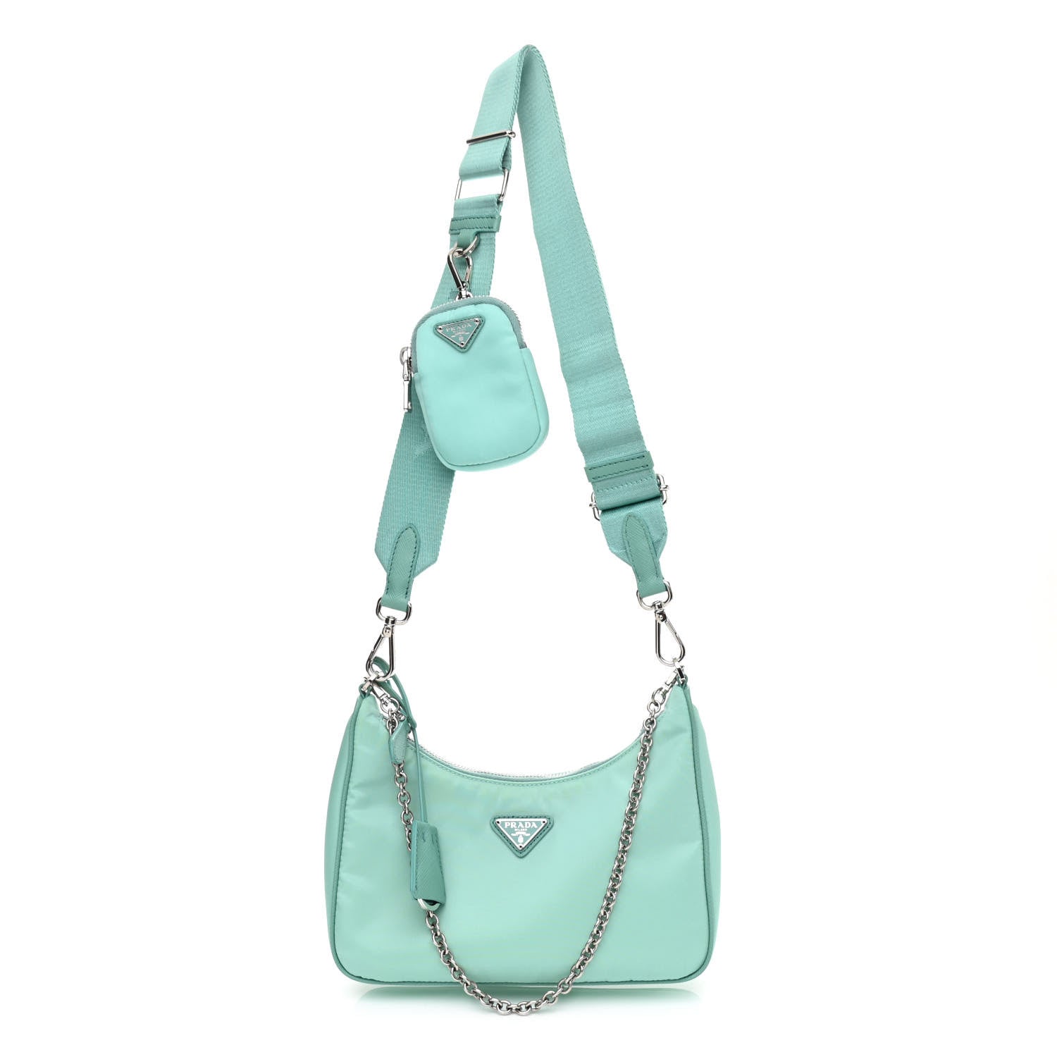 Prada Nylon Saffiano Re-Edition 2005 Shoulder Bag Giada 1 of 10