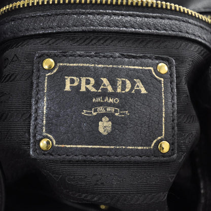 Prada Cervo Deerskin Hobo Nero Black 7 of 10