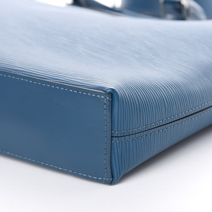 Louis Vuitton Epi Porte-Documents Jour Briefcase Blue Celeste 9 of 9