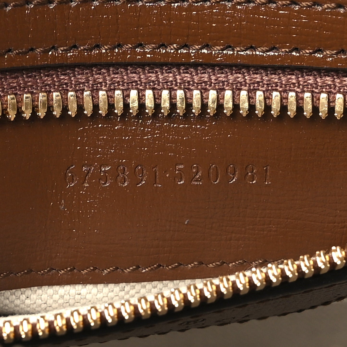 GG Supreme Monogram Azalea Calfskin Retro Interlocking G Messenger Shoulder Bag Beige Ebony Brown Sugar