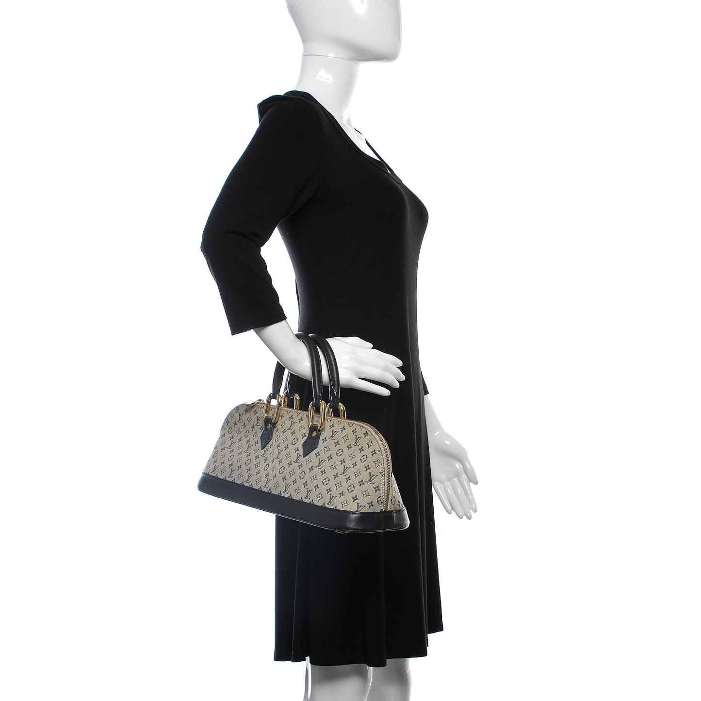Mini Monogram Alma Long Blue