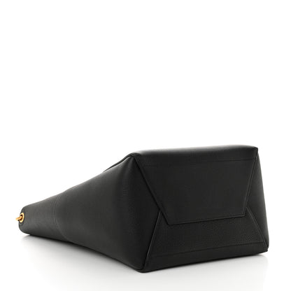 Celine Soft Grained Calfskin Sangle Bucket Bag Black 4 of 14