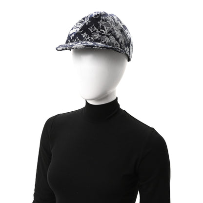 Louis Vuitton Monogram Tapestry Cap 60 Bleu 2 of 10
