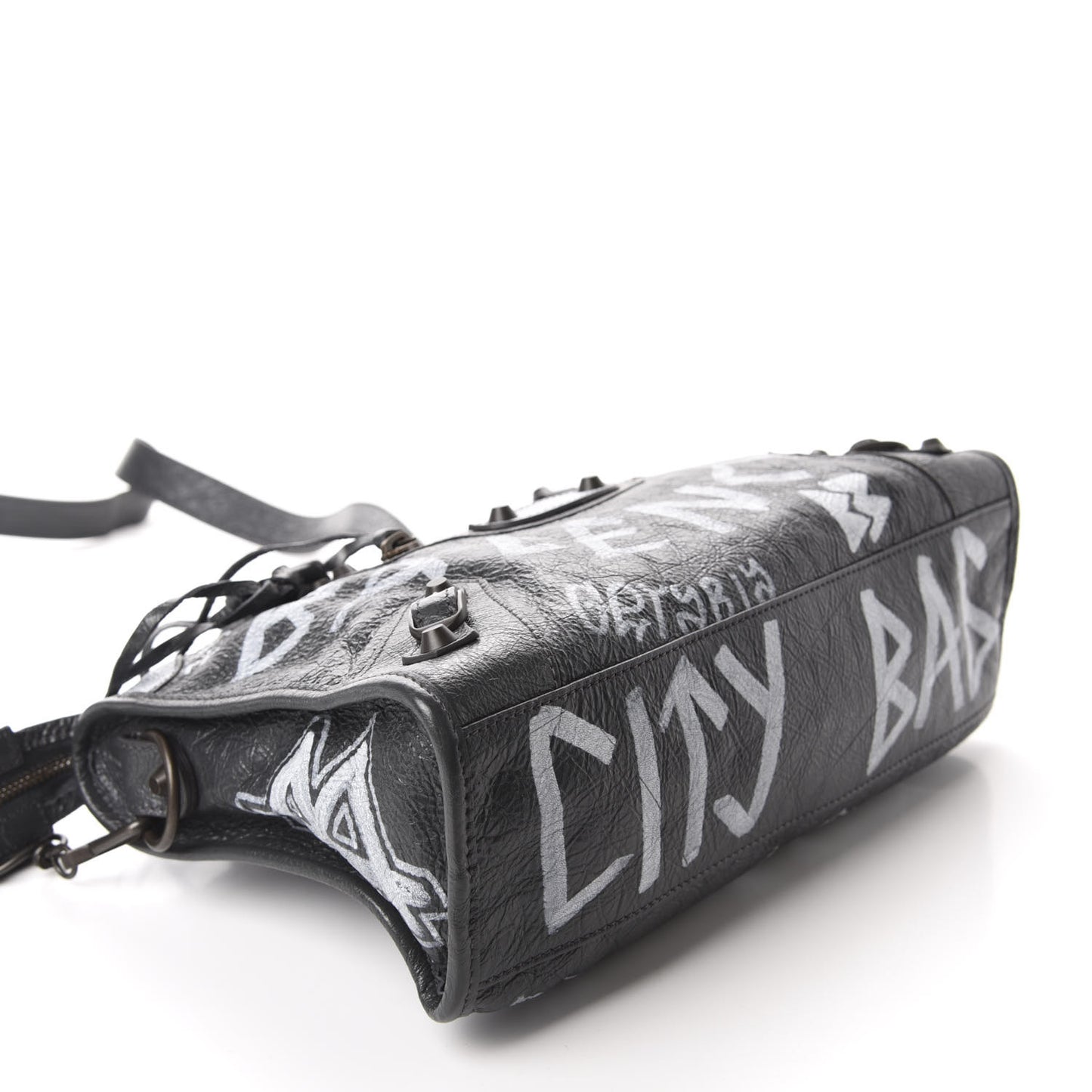 Agneau Arena Graffiti All Over Classic Hardware S City Gris Fossile White