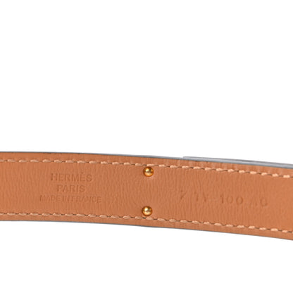 Hermes Epsom Kelly Pocket Belt Gold 3 of 4