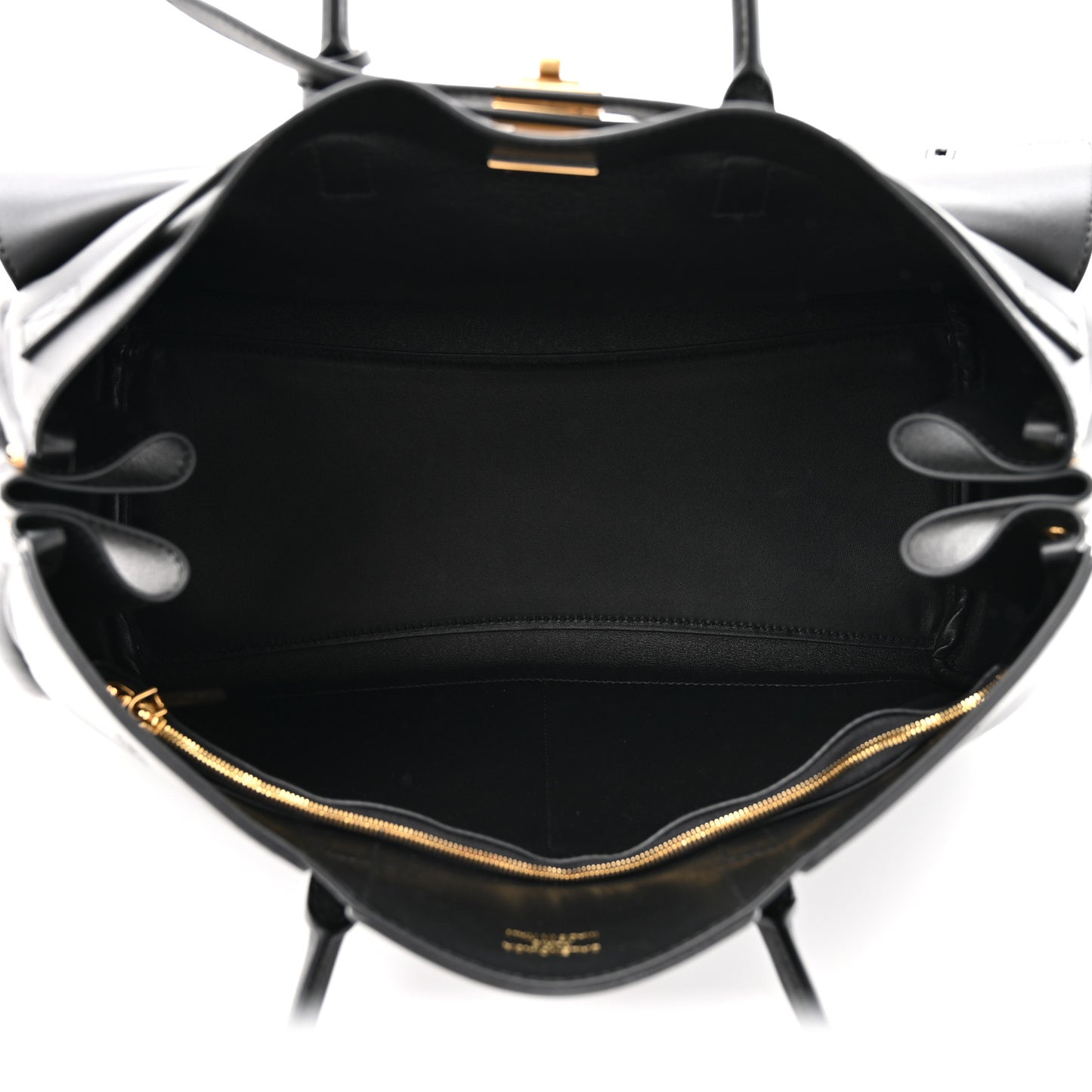 Smooth Calfskin Medium Bel Air Carry All Bag Black
