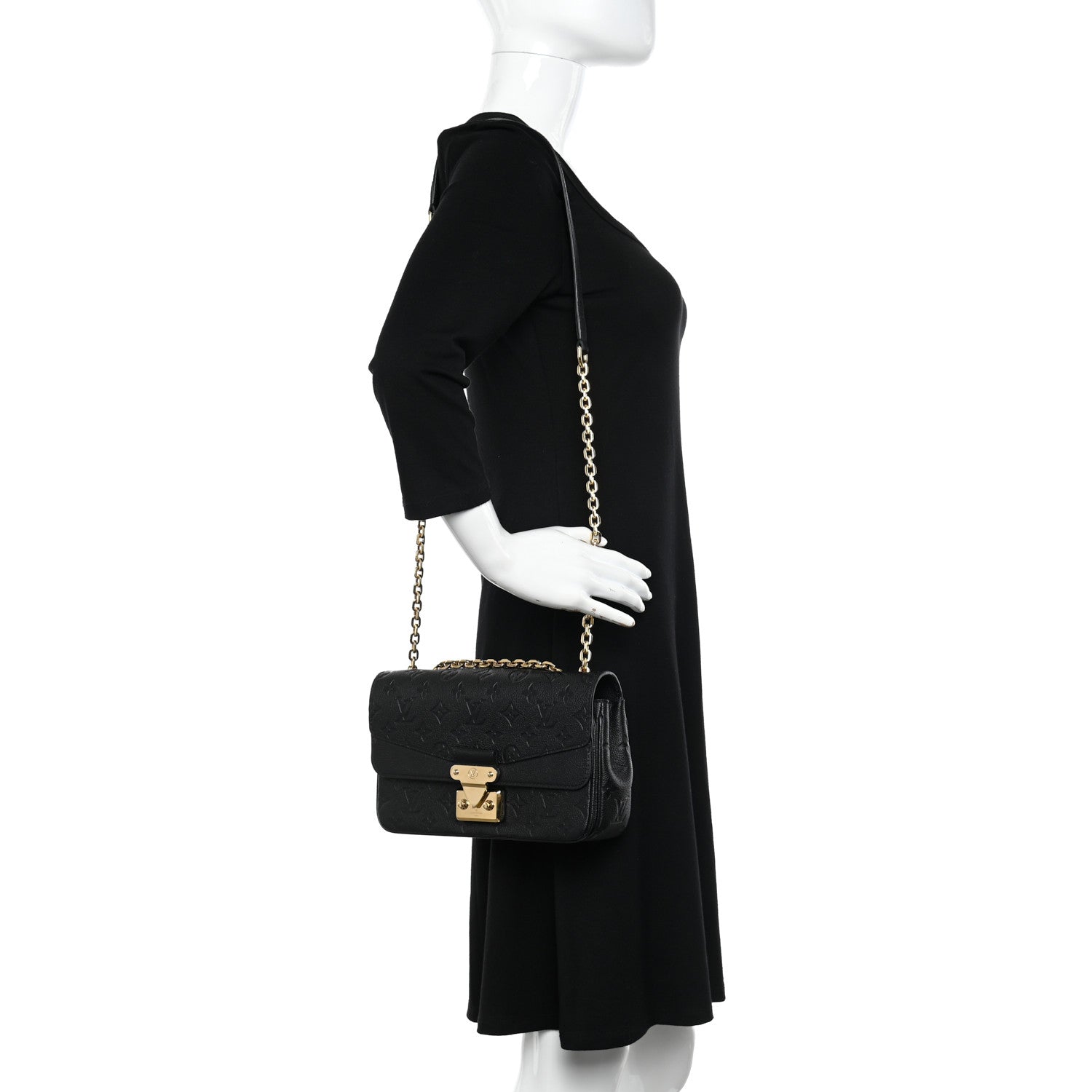 Louis Vuitton Empreinte Marceau Black 2 of 9