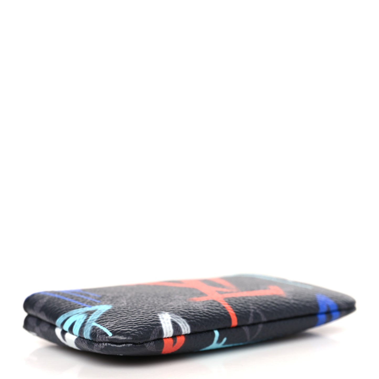 Monogram Eclipse LV Graffiti Key Pouch Multicolor