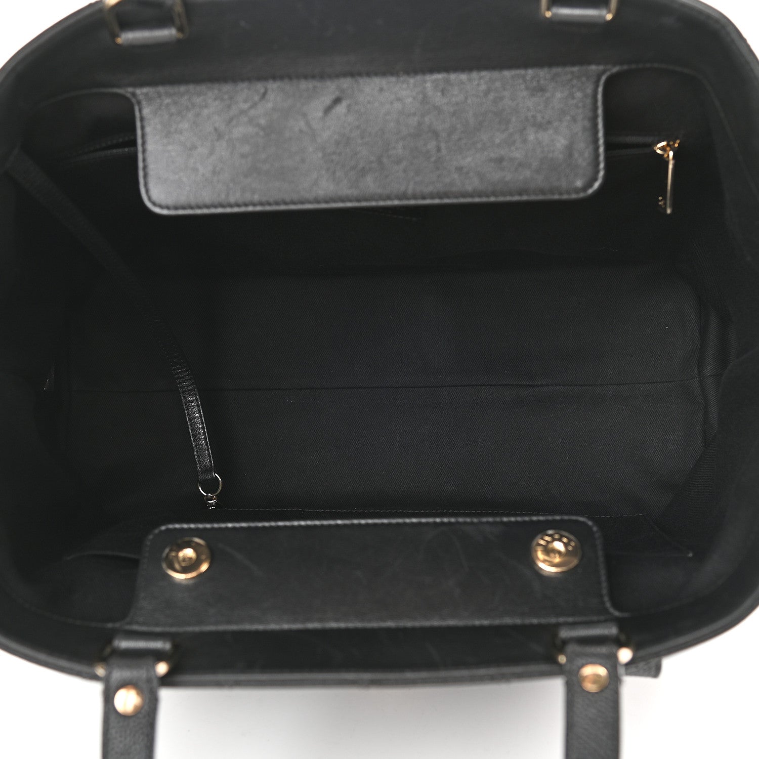 Chanel Sheepskin Caviar Quilted Large Shopping Tote Black 5 of 9