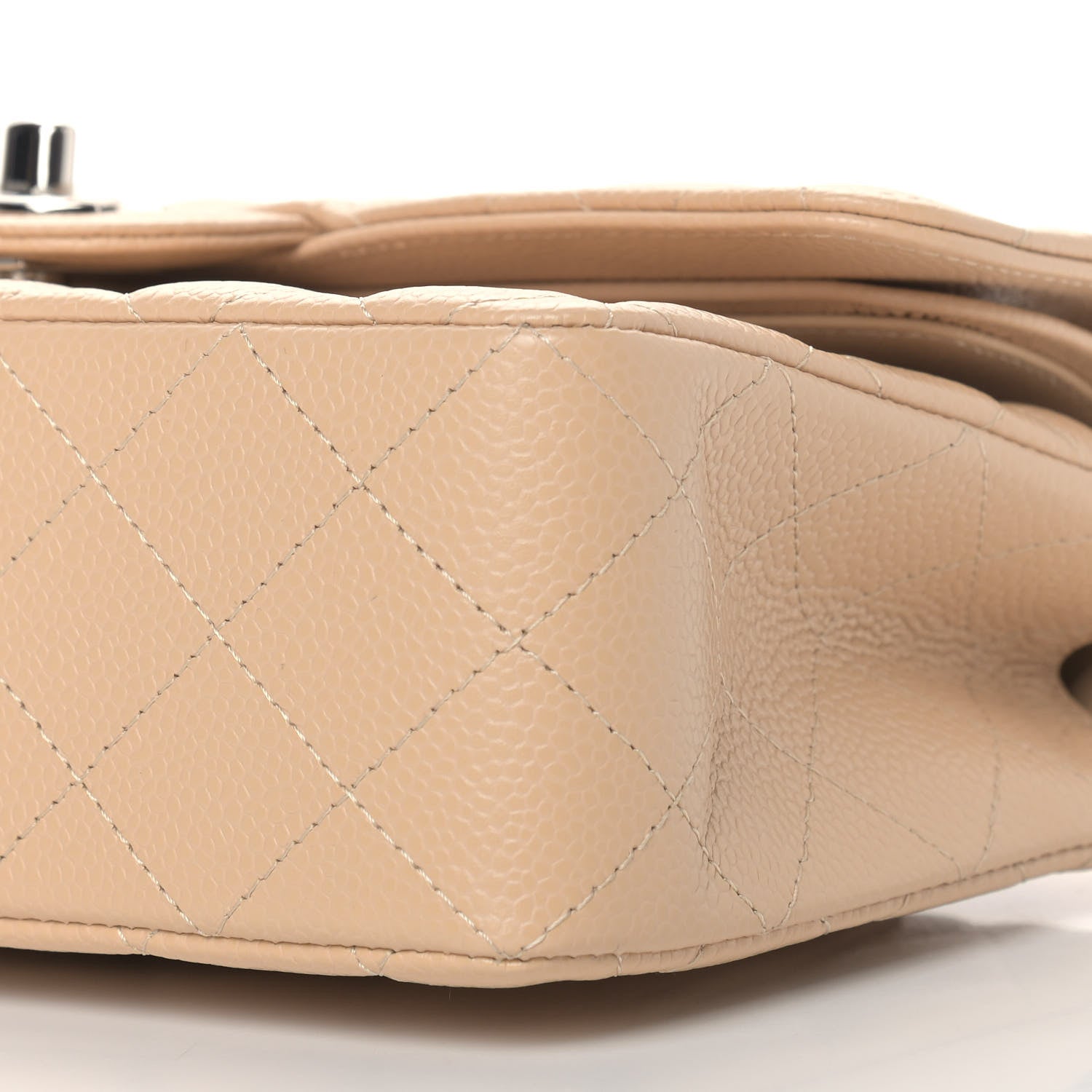 Chanel Caviar Quilted Small Double Flap Beige 6 of 9
