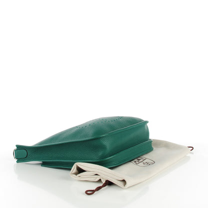 Hermes Taurillon Clemence Evelyne III PM Malachite 6 of 11