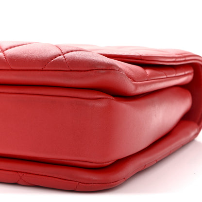 Chanel Lambskin Quilted Medium Trendy CC Flap Dual Handle Bag Red 10 of 10