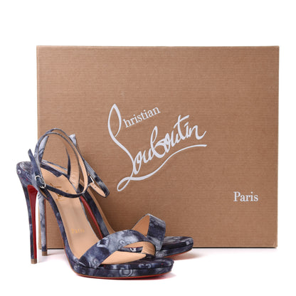 Christian Louboutin Jeans Punk Loubi Queen 120 Sandals 37.5 Multicolor 19 of 20