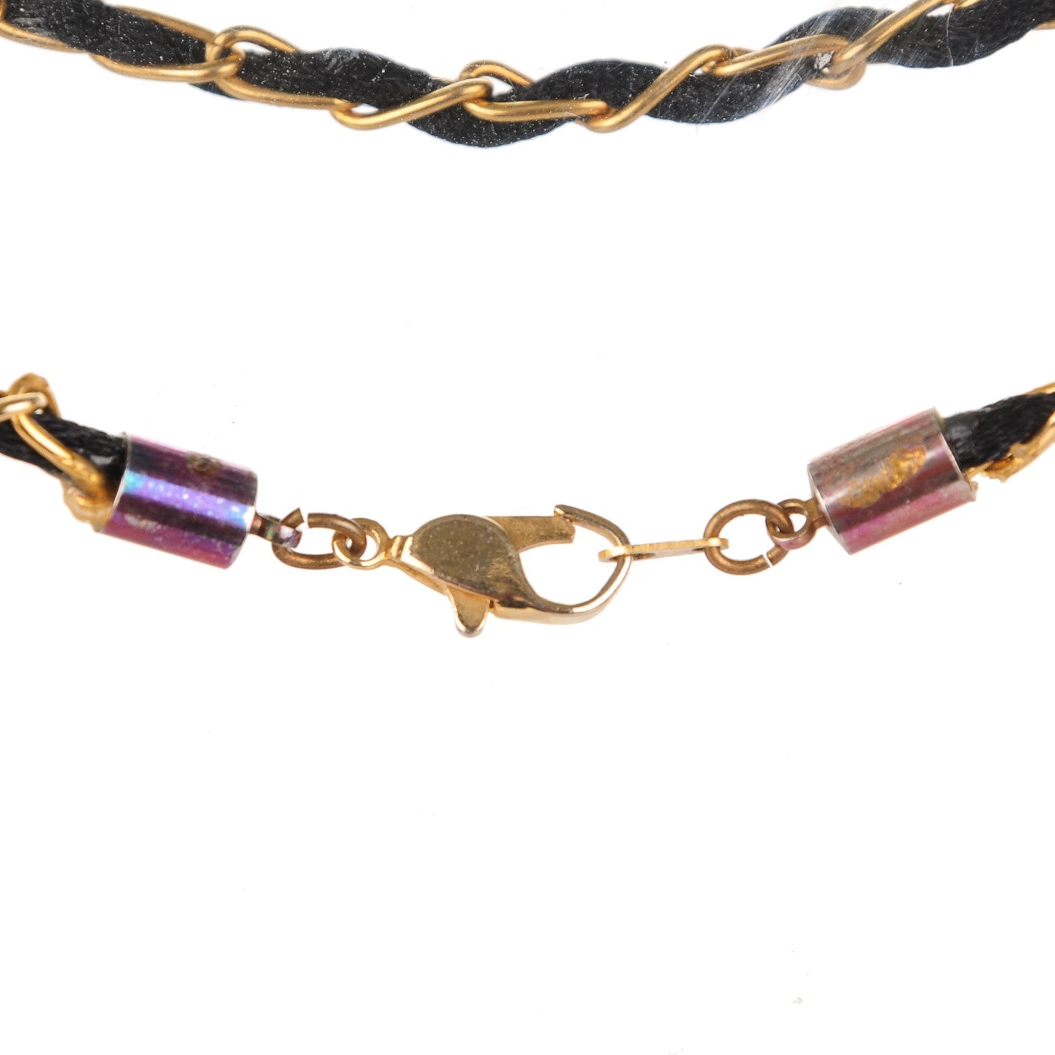 Chanel Coco Perfume Bottle Necklace Gold 4 of 5