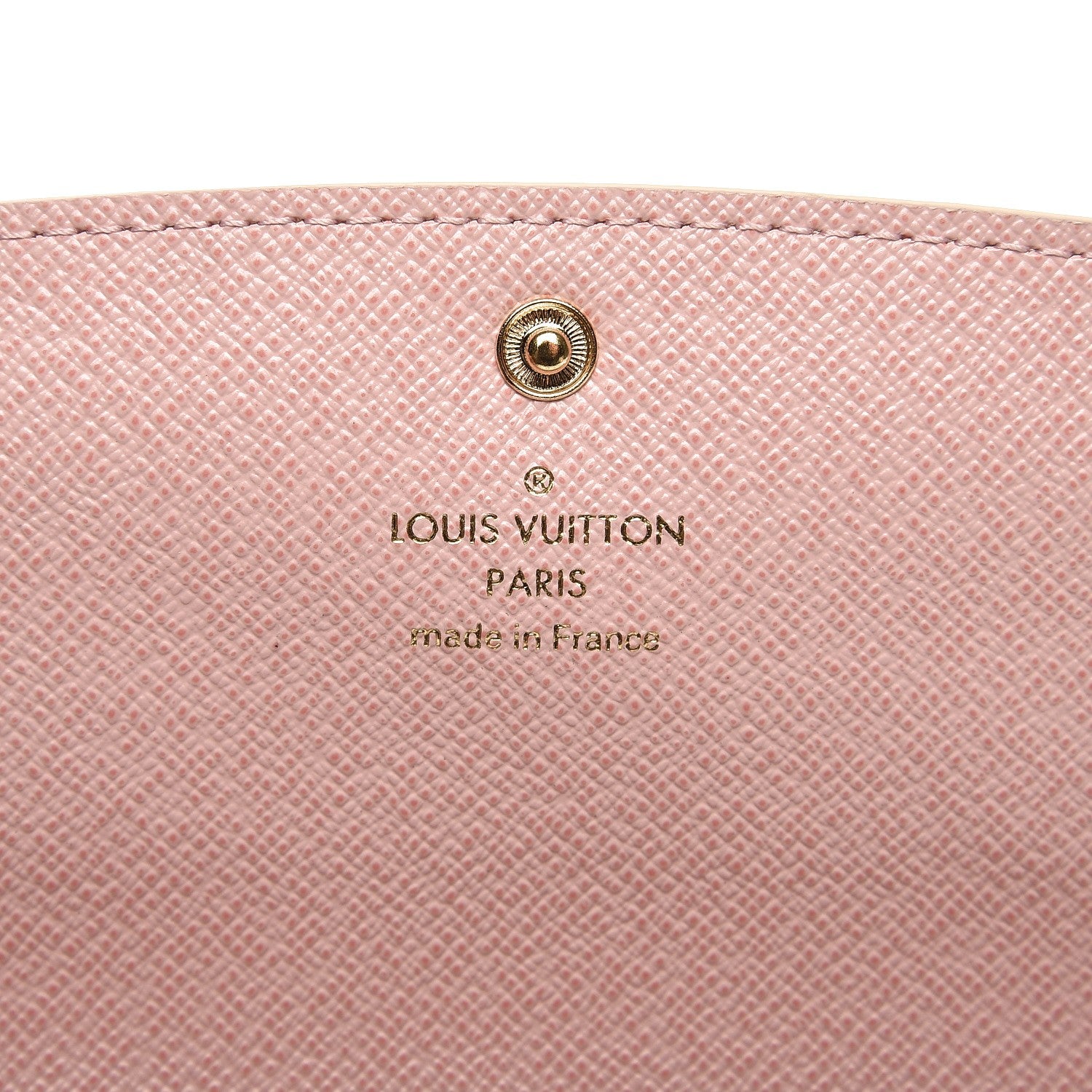 Louis Vuitton Damier Azur Emilie Wallet Rose Ballerine 5 of 8