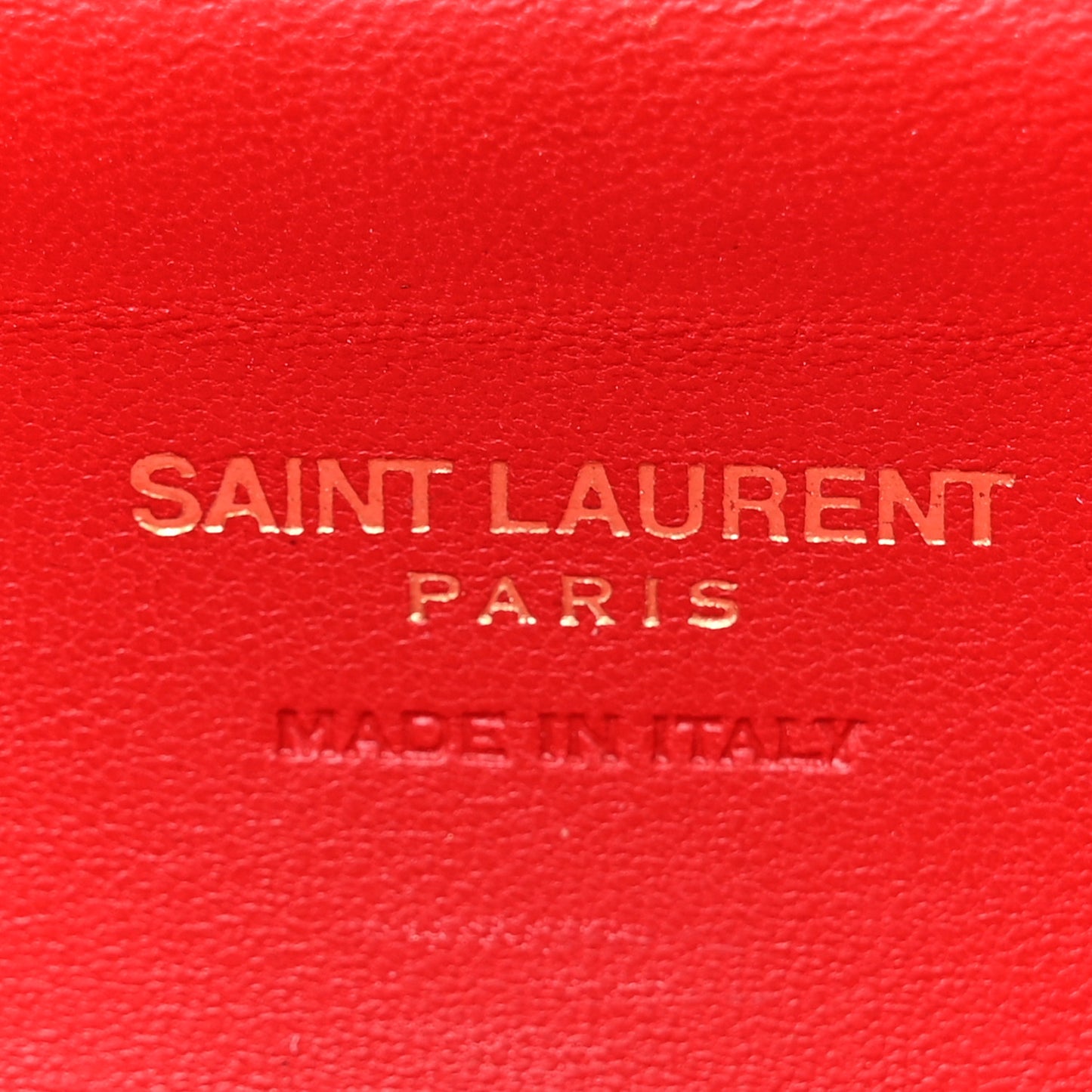 Ribbed Plexiglass Lambskin Fringe Monogram Opium Box Bag Red