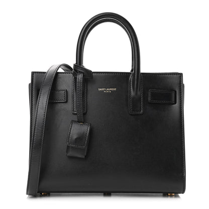 Saint Laurent Calfskin Nano Sac De Jour Black 1 of 11