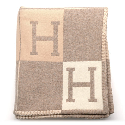 Hermes Wool Cashmere Avalon III Blanket Coco Camomille 1 of 3