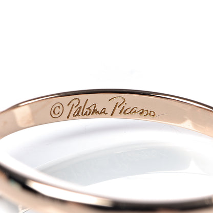 Tiffany 18K Rose Gold Pink Sapphire 7mm Paloma Picasso Sugar Stacks Ring 54 7 5 of 7