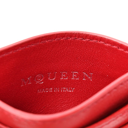 Alexander McQueen Calfskin Sling Card Holder Red 6 of 8