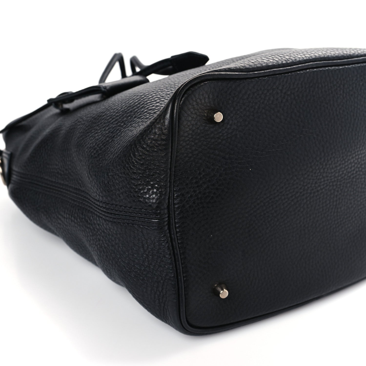 Burberry Grainy Calfskin Medium Susanna Hobo Black 7 of 8
