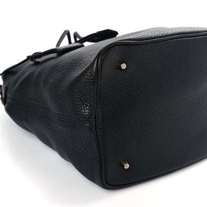Burberry Grainy Calfskin Medium Susanna Hobo Black 7 of 8