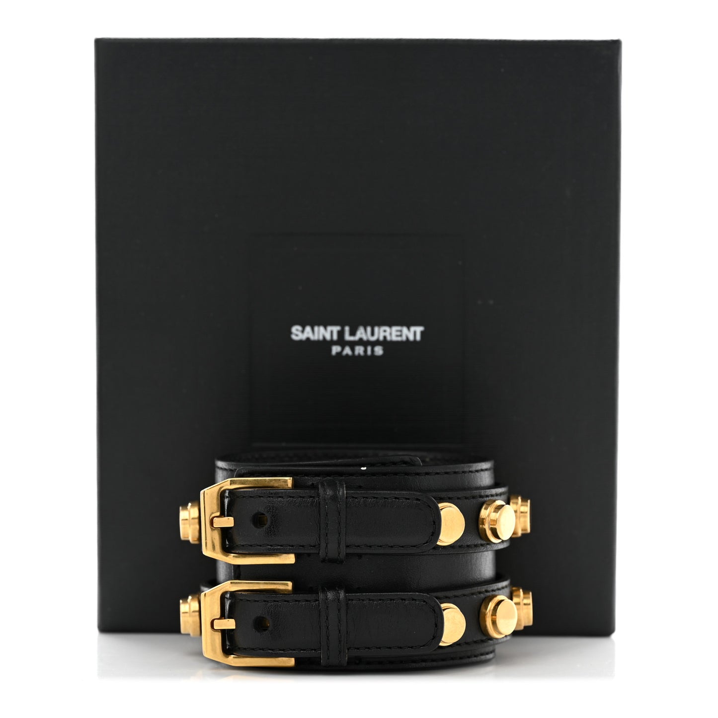 Calfskin Boron Bracelet Black