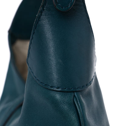 Gucci Calfskin Medium New Jackie Shoulder Bag Teal 19 of 25