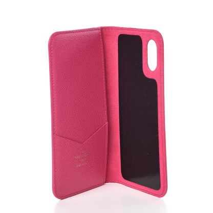 Louis Vuitton Monogram iPhone X/XS Folio Case Rose Pop 5 of 7