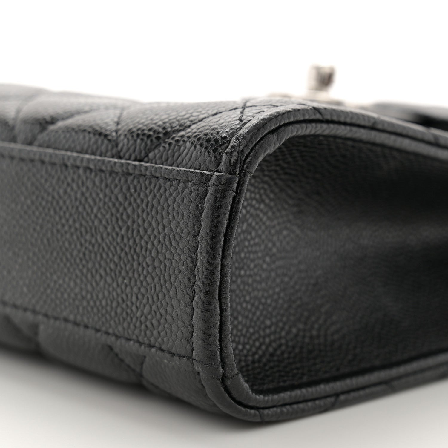 Chanel Caviar Quilted Classic Phone Holder Black 10 of 10