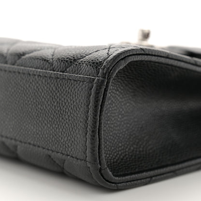 Chanel Caviar Quilted Classic Phone Holder Black 10 of 10