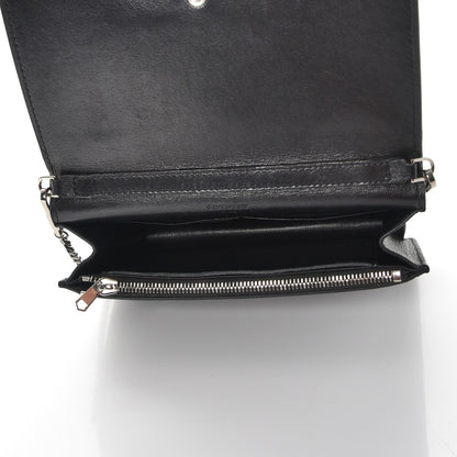 Givenchy Sugar Goatskin Pandora Chain Wallet Black 6 of 11