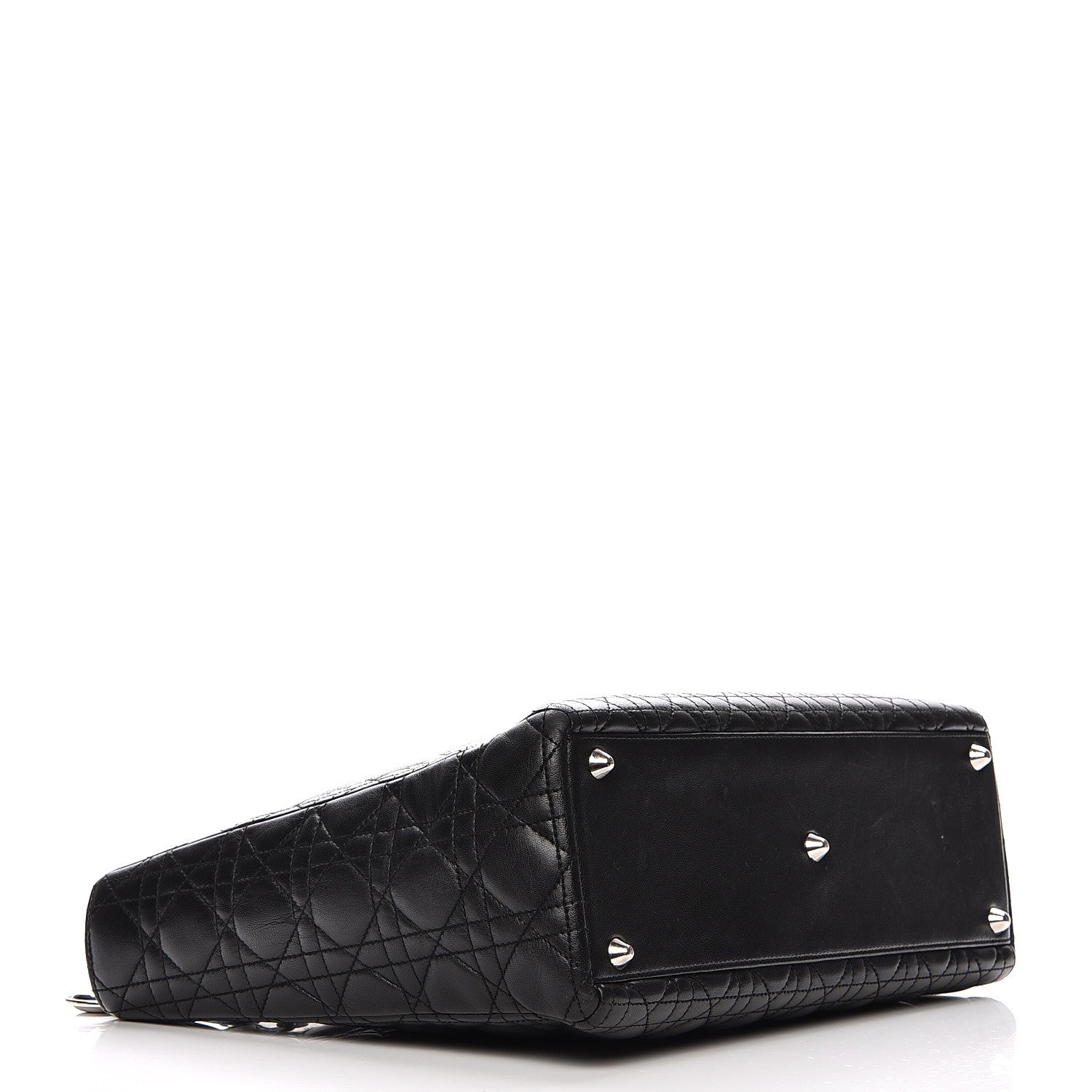 Christian Dior Lambskin Cannage Large Lady Dior Black 4 of 18