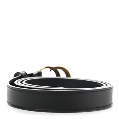 Gucci Calfskin Double G 20mm Belt 90 36 Black 2 of 5
