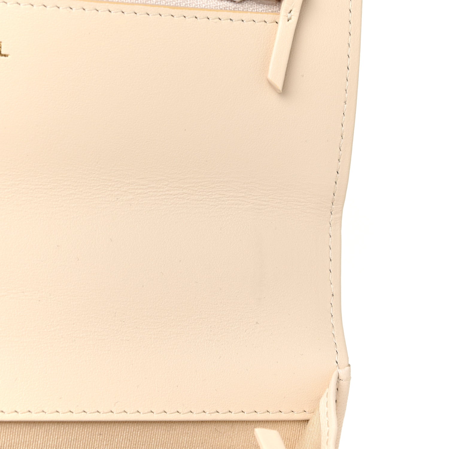 Chanel Goatskin Quilted Chanel 19 Wallet On Chain WOC Light Beige 11 of 16