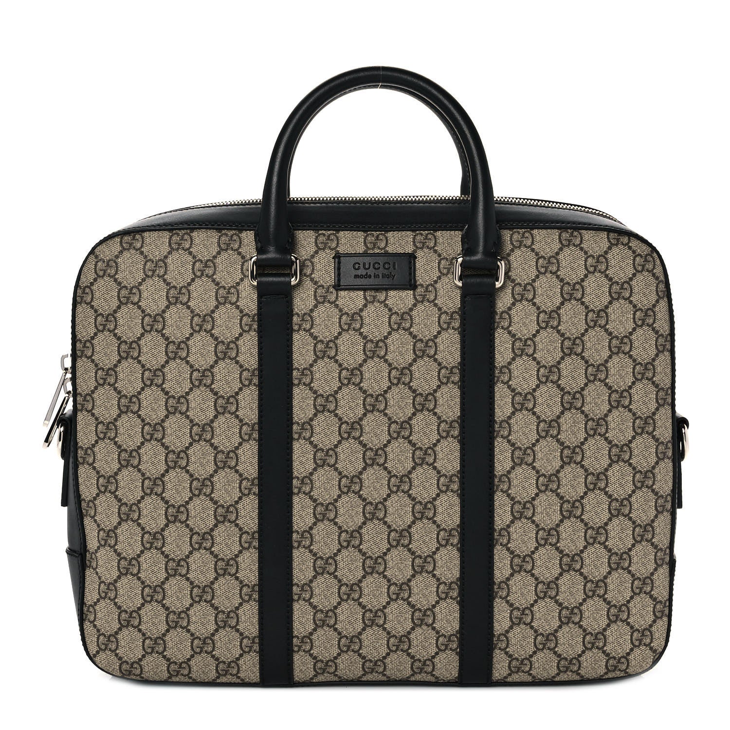 Gucci GG Supreme Monogram Eden Briefcase Black 1 of 10