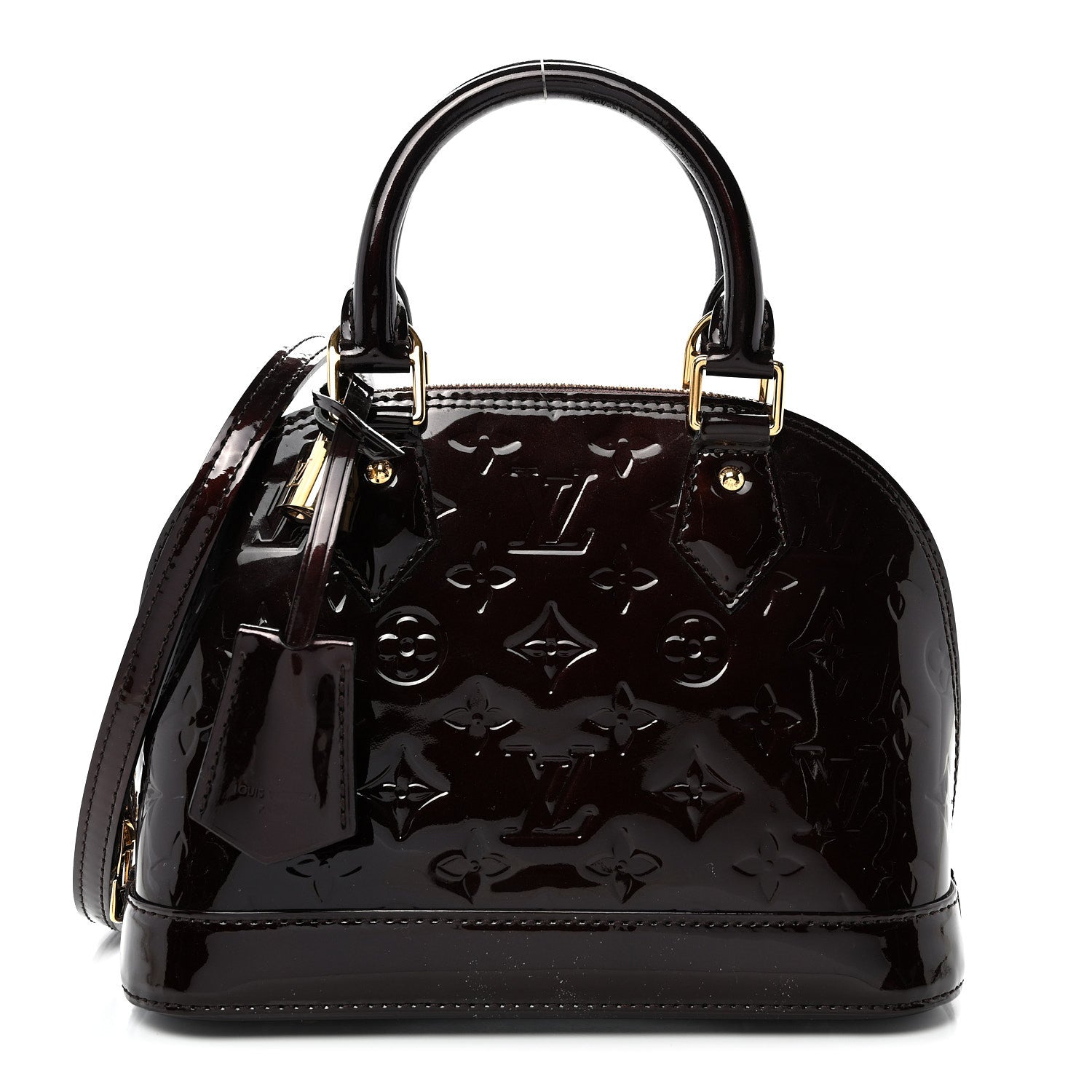 Louis Vuitton Vernis Alma BB Amarante 1 of 10