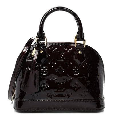 Louis Vuitton Vernis Alma BB Amarante 1 of 10