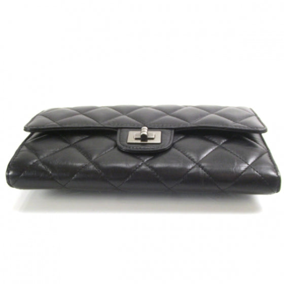 Chanel Lambskin Mademoiselle Reissue Wallet Black 4 of 9