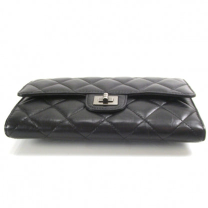 Chanel Lambskin Mademoiselle Reissue Wallet Black 4 of 9
