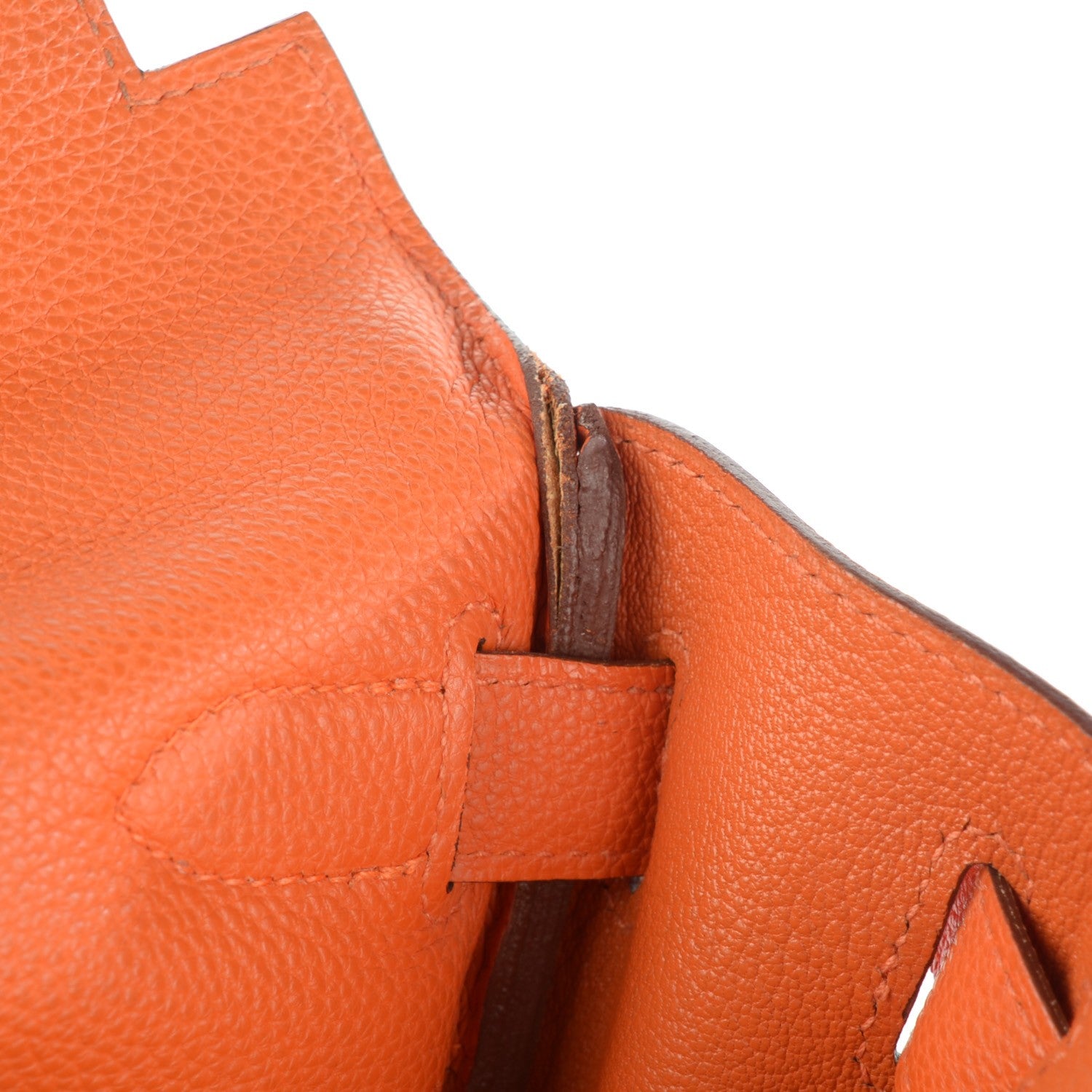 Hermes Togo Kelly Retourne 40 Orange 12 of 20
