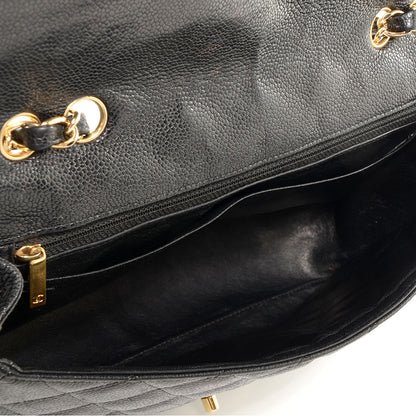Chanel Caviar Jumbo Single Flap Black 5 of 8