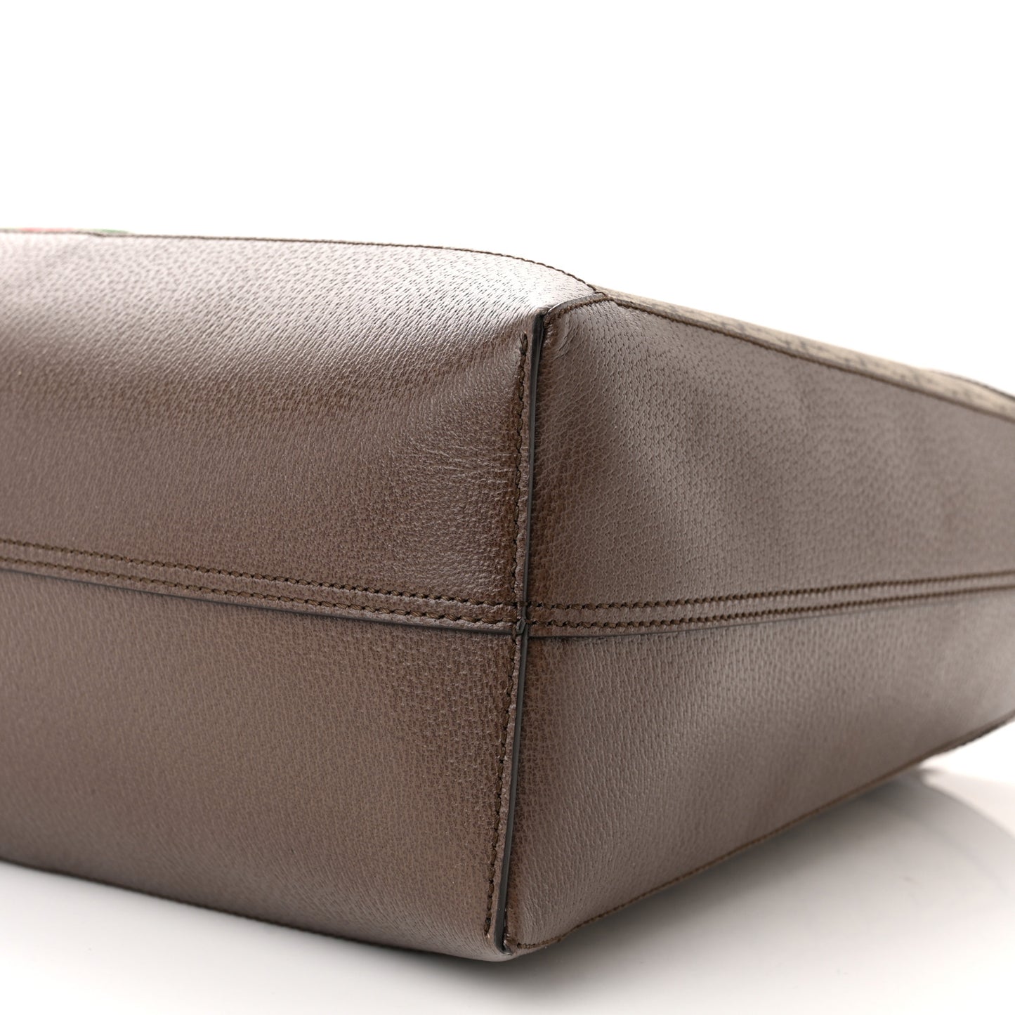 GG Supreme Monogram Web Ophidia Tote Brown