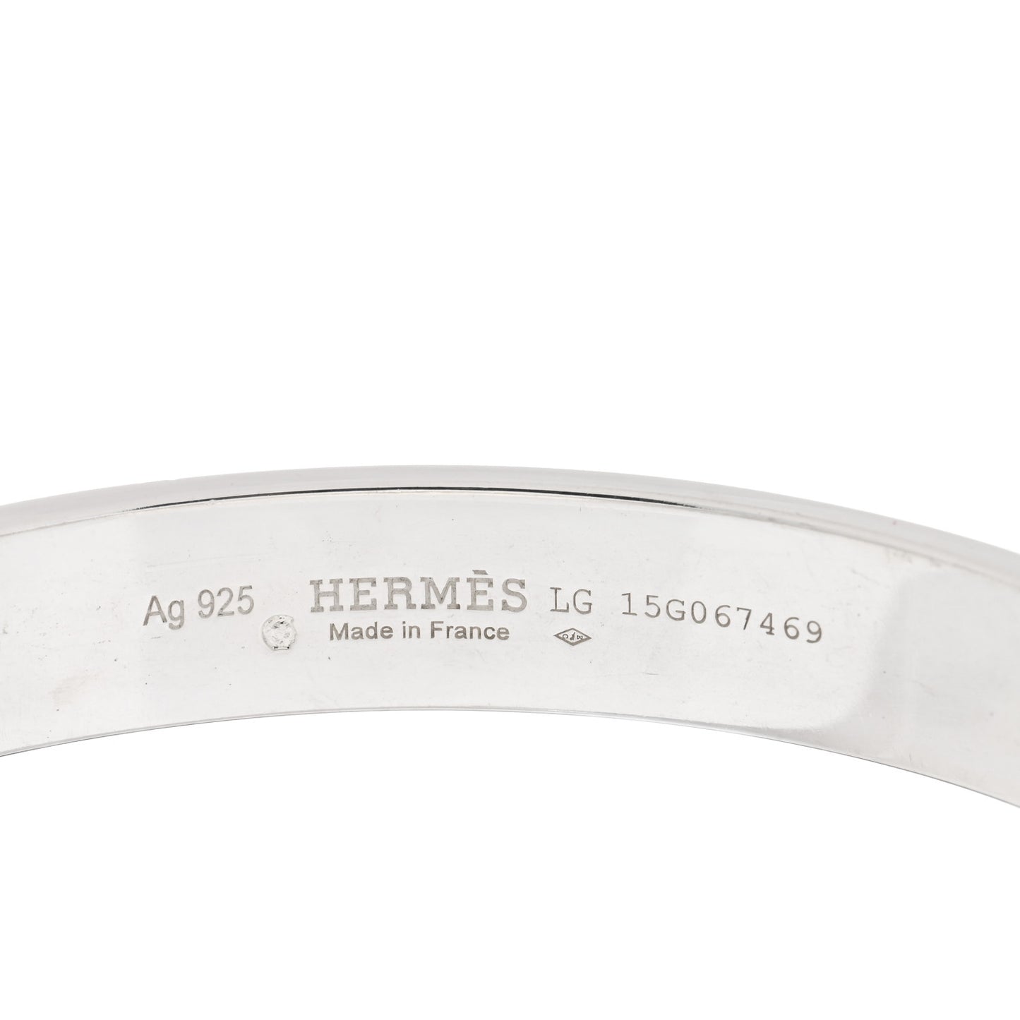 Sterling Silver PM Collier De Chien Bracelet LG