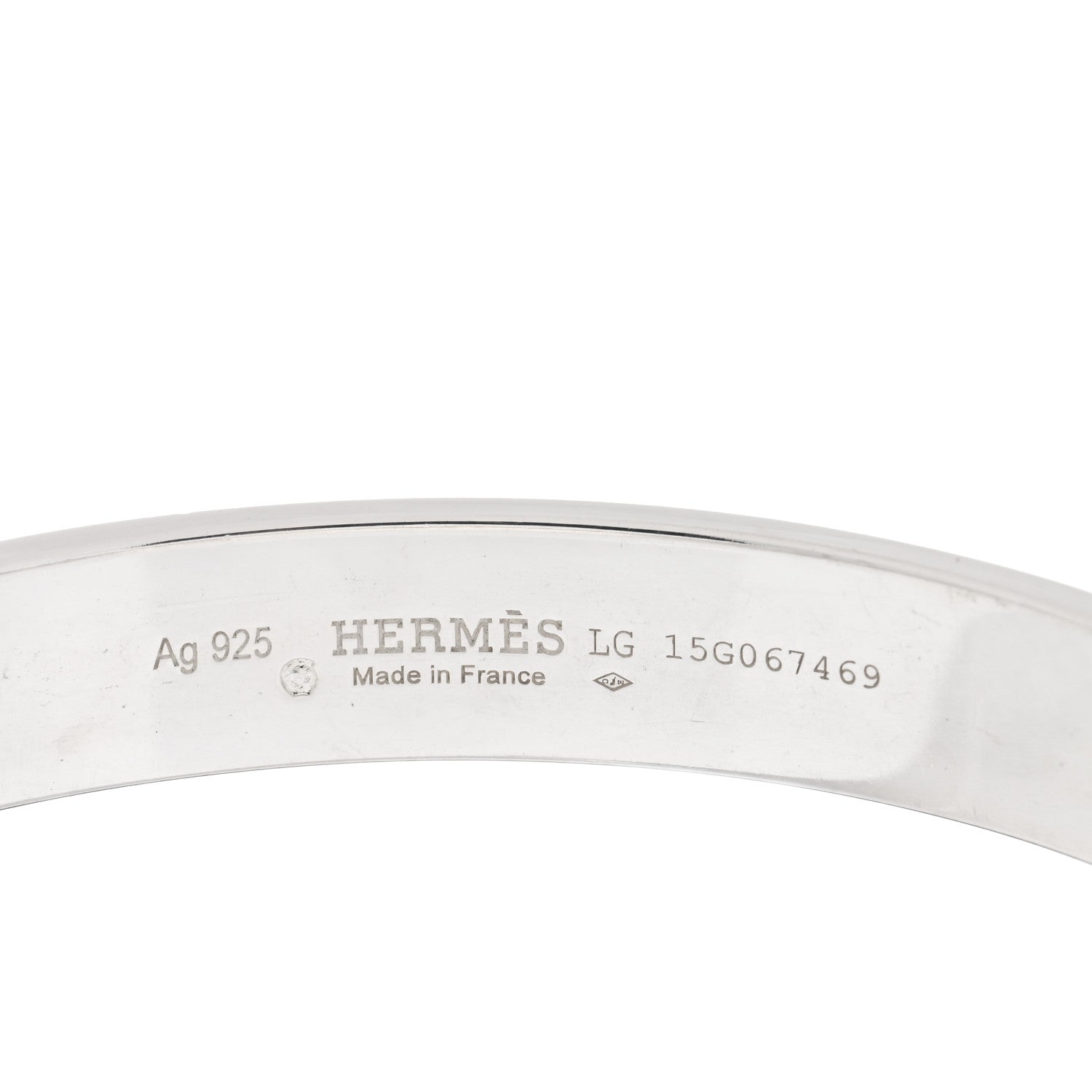 Hermes Sterling Silver PM Collier De Chien Bracelet LG 3 of 3