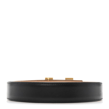 Hermes Box Swift 32mm H Belt 90 Black Gold 2 of 7