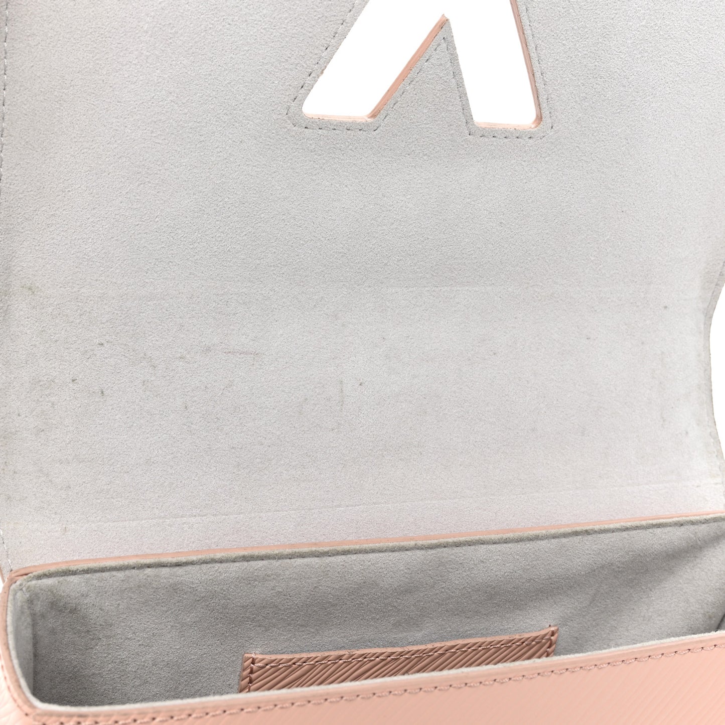 Epi Mechanical Flowers Twist Shoulder Bag MM Rose Ballerine