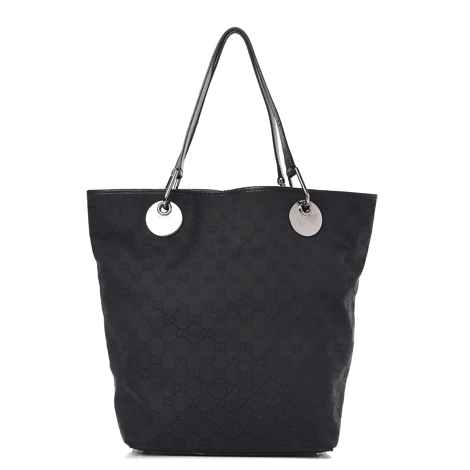 Gucci Monogram Small Eclipse Tote Black 1 of 14
